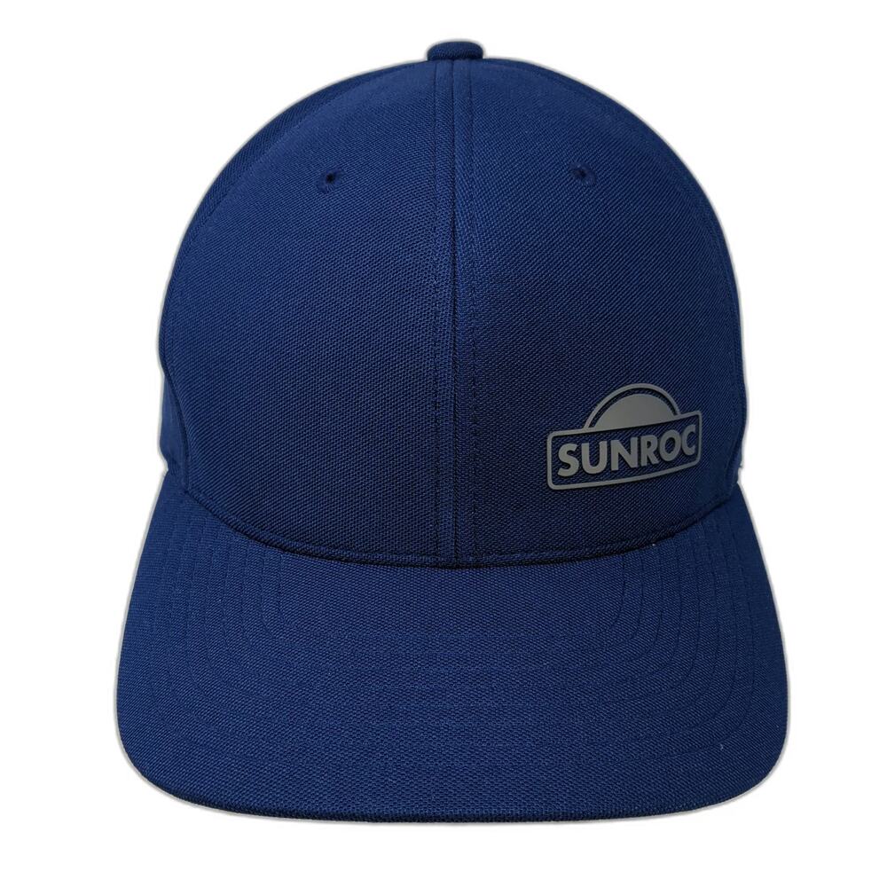 Yupoong Baseball Cap Blue One Size Sunroc Logo Flexfit 110 Adjustable hat